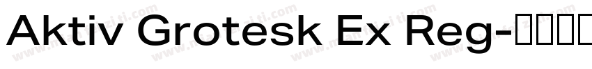 Aktiv Grotesk Ex Reg字体转换